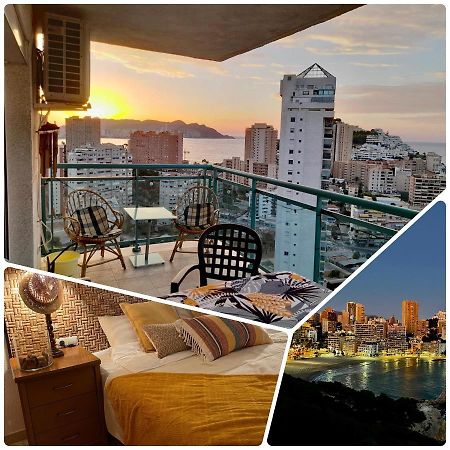 Traveler'S Beach Apartment With Sea View, Free Coffee & Parking 베니돔 외부 사진